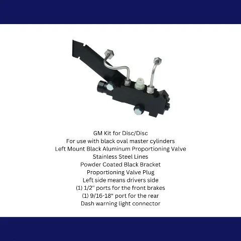 Disc_Disc Proportioning Valve Kit for Black Oval Master PV4BK-260